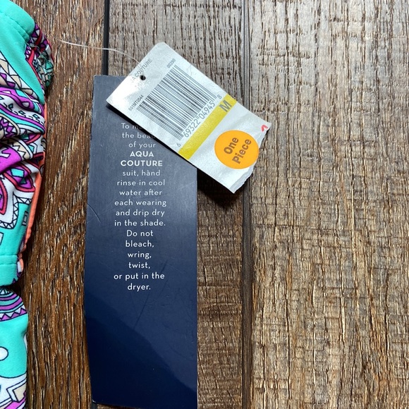 Aqua Couture Tankini Swim Top New Size Medium - Picture 6 of 13